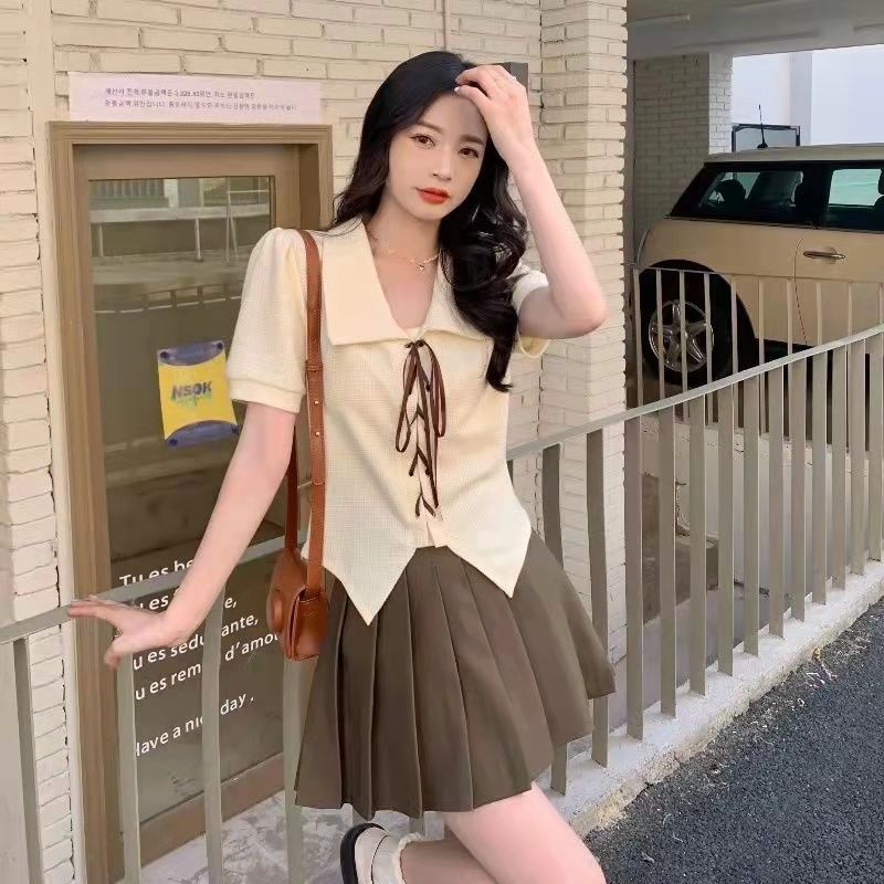 Áo Thun Ngắn Tay Phong Cách Hàn Quốc Thời Trang Cho Nữ