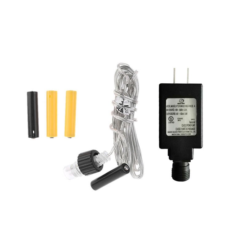 Dây Cáp Pin US UK Sang AA AAA Thay Thế 2 3 Pin Tiện Dụng