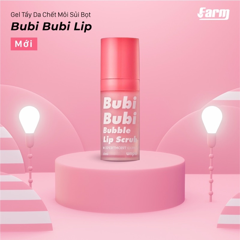 [Mẫu mới 2021] Tẩy Tế Bào Chết Môi Sủi Bọt BuBi BuBi Lip Scrub