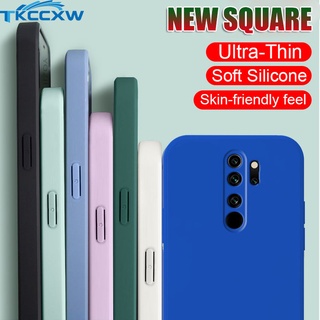 Ốp điện thoại TPU mềm chống sốc chống rơi mặt nhám viền vuông cho Xiaomi Redmi 9 9A 9T 9C 8 8A Pro Redmi 7 5 Plus