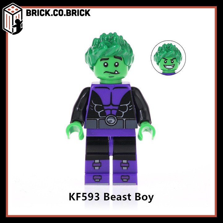 KF6049 - Đồ chơi lắp ráp minifigures và mini lego nhân vật trong phim Marvels/ DC/ Avengers hoạt hình Teen Titans
