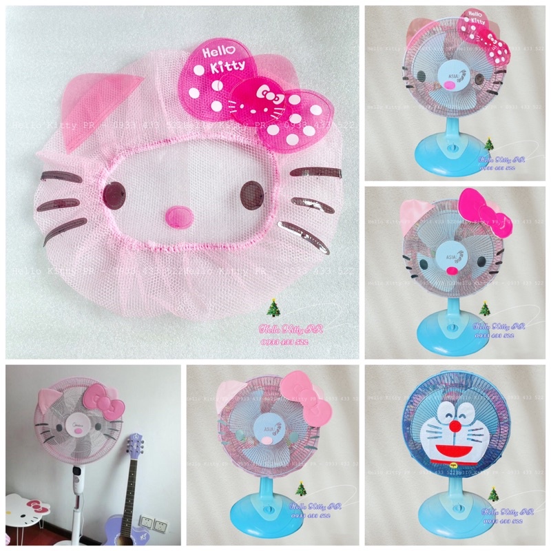 Bọc quạt Hello Kitty Doremon Doraemon