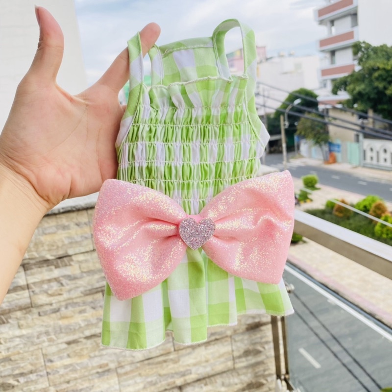 Đầm nhúng nơ siêu sang choảnh