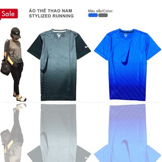 Áo thể thao nam running logo cách điệu