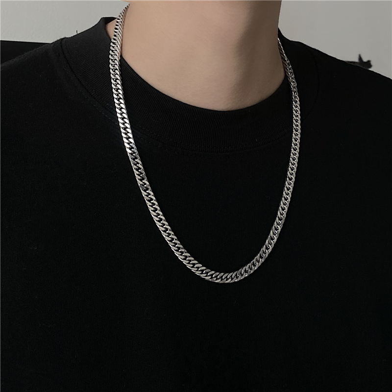 Dây chuyền thép titan phong cách Hàn Quốc cá tính