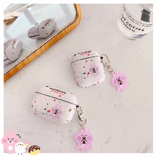 Vỏ hộp tai nghe không dây in hình dễ thương mềm mại dành cho airpods pro/airpod 1