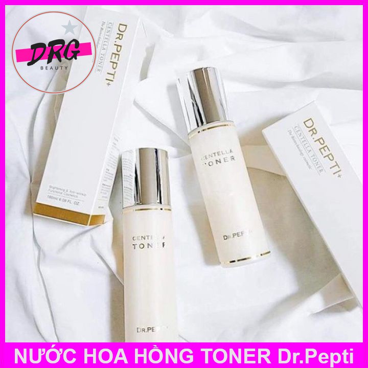 Nước Hoa Hồng Pepti, toner DR Pepti se Khít Lỗ Chân Lông, Phục Hồi Tế Bào và làm căng bóng da180ml
