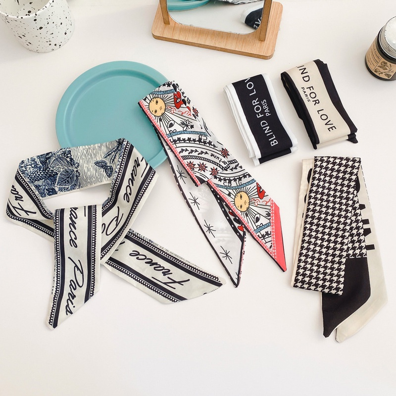 Dây vải buộc tóc vải lụa satin