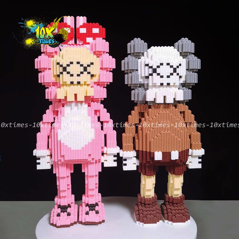 Đồ chơi lắp ráp 3d mô hình lắp ráp Kawss siêu to 48cm quà tặng sinh nhật bạn gái, bạn trai 10xtimes, đồ decor