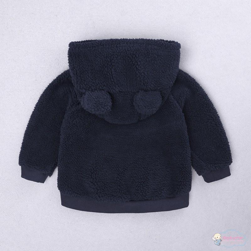 Áo khoác giữ ấm có nón trùm kiểu dáng dễ thương dành cho các bé
