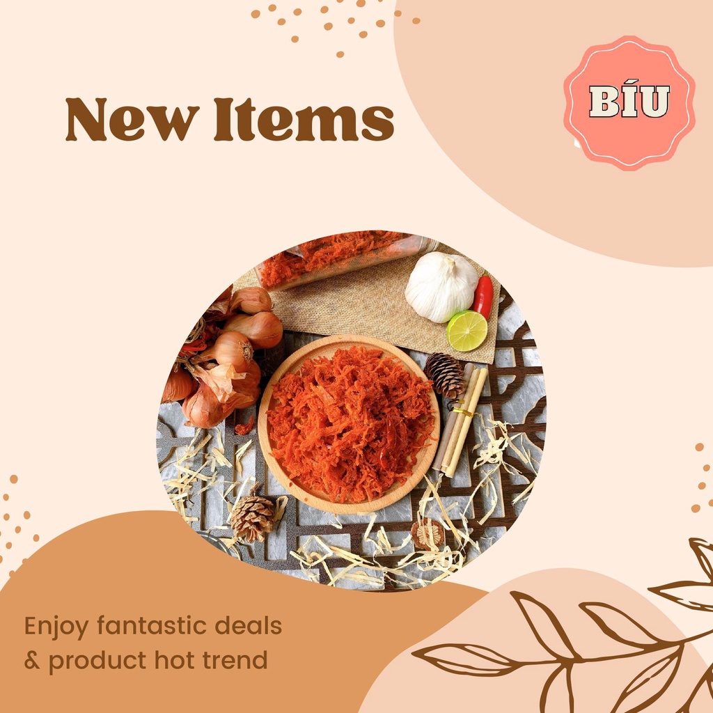 Khô Bò Xé Sợi 300g BíuShop đồ ăn vặt ngon ngon zai zai số 1 Hà Nội | BigBuy360 - bigbuy360.vn