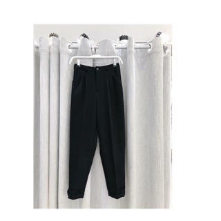 Quần baggy gấp gấu