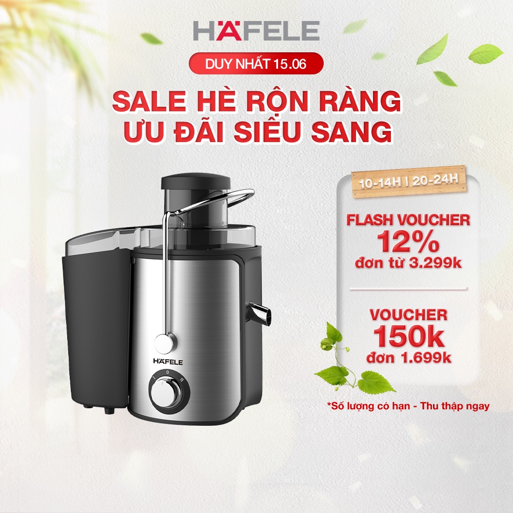 [Mã ELHA22 giảm 6% đơn 300K] Máy Ép Trái Cây HAFELE GS-353 - 535.43.086 - 400W