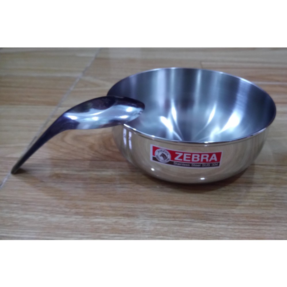 Chén Inox 14cm + Tặng Muỗng Inox - Zebra SUS304