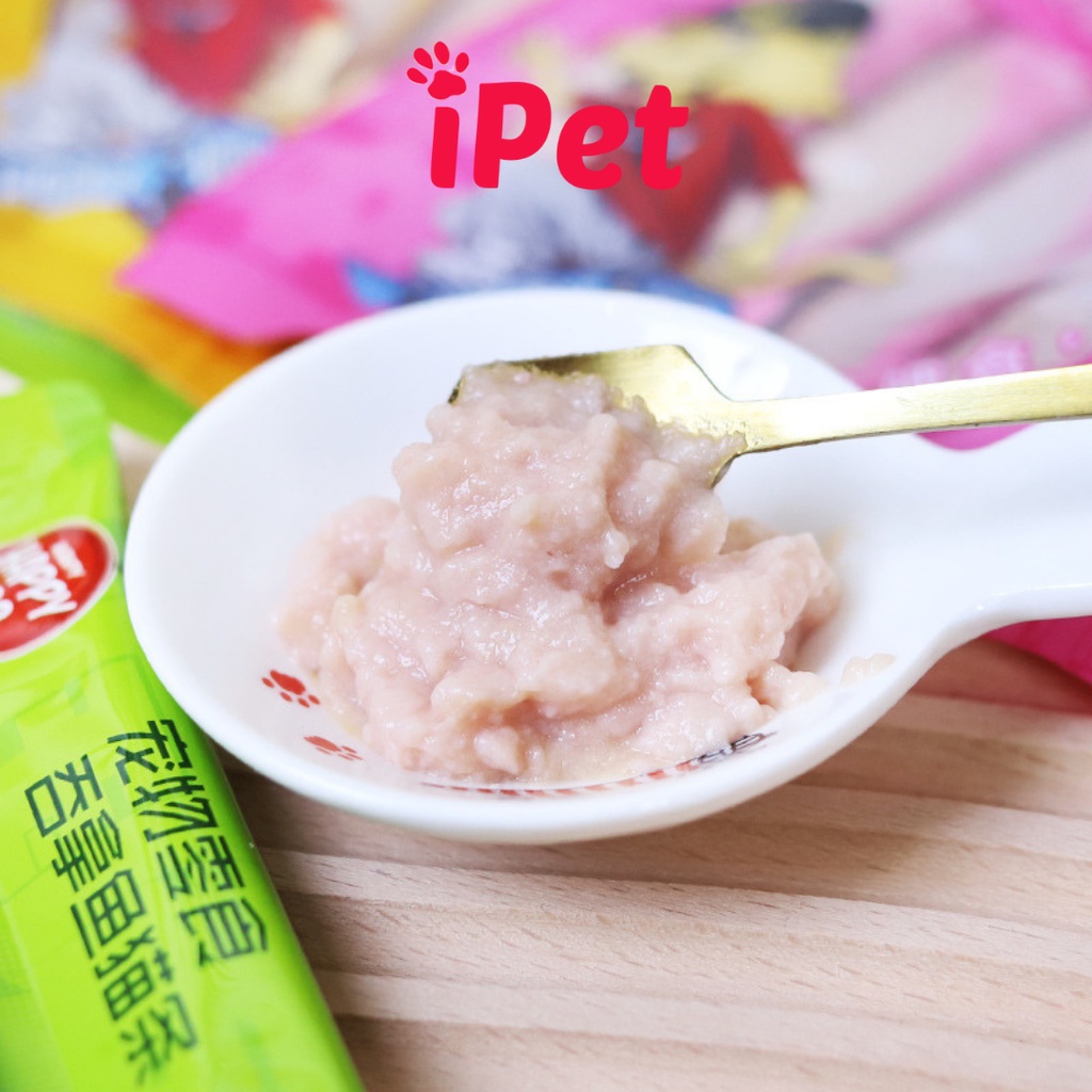 Thức Ăn Pate Súp Thưởng Wanpy Happy 1 Thanh - iPet Shop