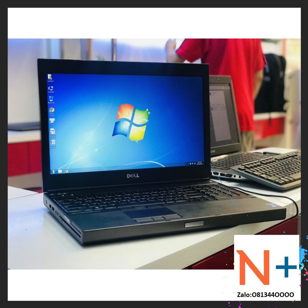 Laptop Dell M4800 , i7 chip QM dòng máy trạm phổ thông tại các nước phát triển giá rẻ tại việt Nam bh dài