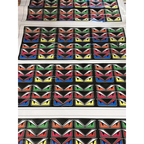 Set 10 tấm sticker A4