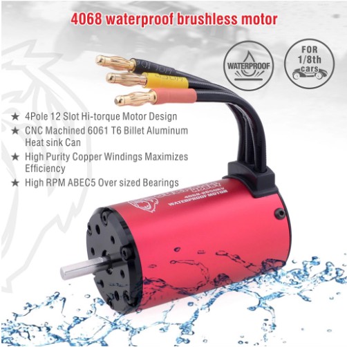 Mô tơ 4068 2650kv / 2050kv brushless không chổi than Surpass hobby