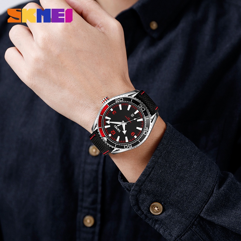 Đồng Hồ Quartz SKMEI Chống Thấm Nước, Chống Sốc, Dây Da 30M