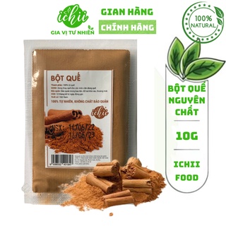 Bột quế nguyên chất ichii , bột quế gia vị nấu ăn gói 10g