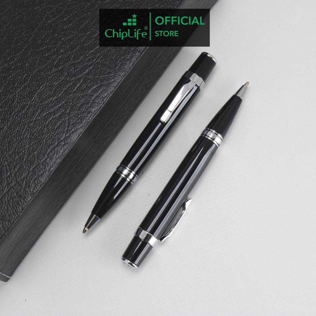 Bút ký doanh nhân kim loại xoay CHIPLIFE PX013 - ngòi 0,7mm mực xanh