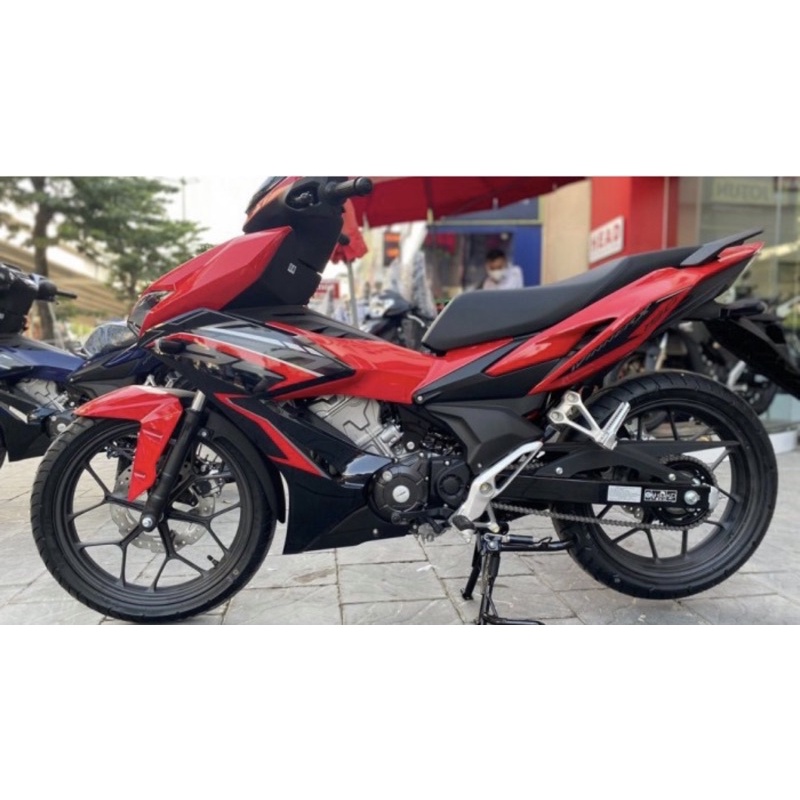 Tem yếm Winner X đỏ đen chính hãng Honda (giá 1 bên)