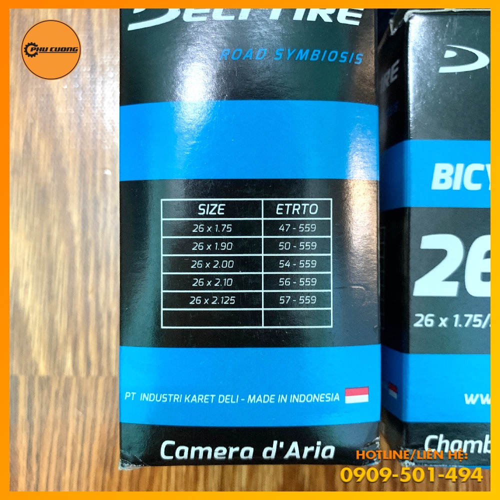 Săm Xe Đạp Thể Thao - Ruột Xe Đạp DELI TIRE INDONESIA 26"