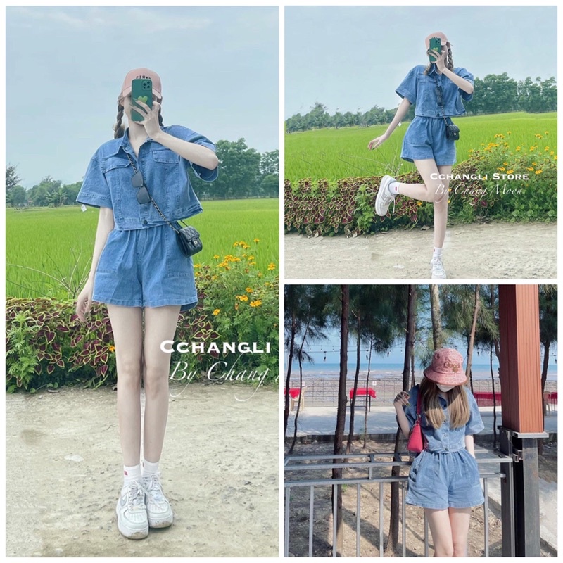 🌸🌸SÉT ÁO BÒ QUẦN SÓC SẴN HÀNG