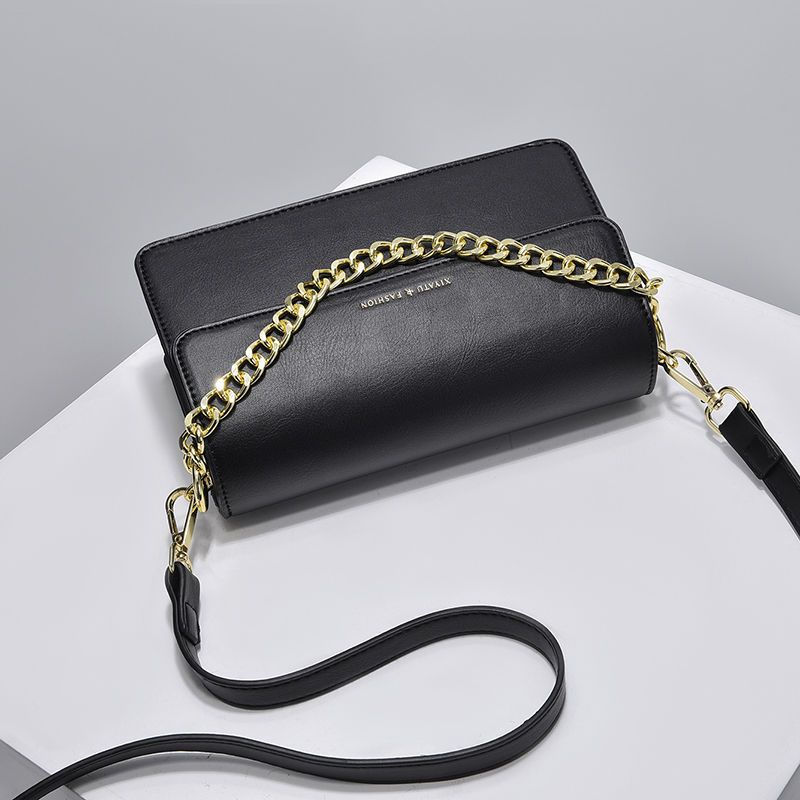 Túi Đeo Vai Hình Vuông Cỡ Nhỏ Màu Trơn Đơn Giản Thời Trang Cho Nữ