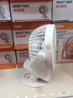 Quạt sạc mini để bàn Comet