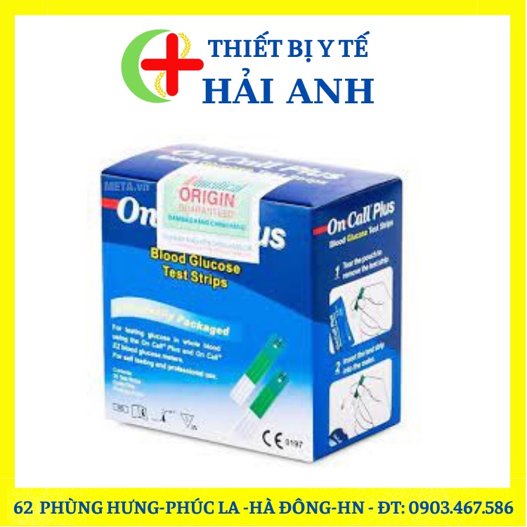 Que thử đường huyết On Call Plus , On Call EZII( 25 que)