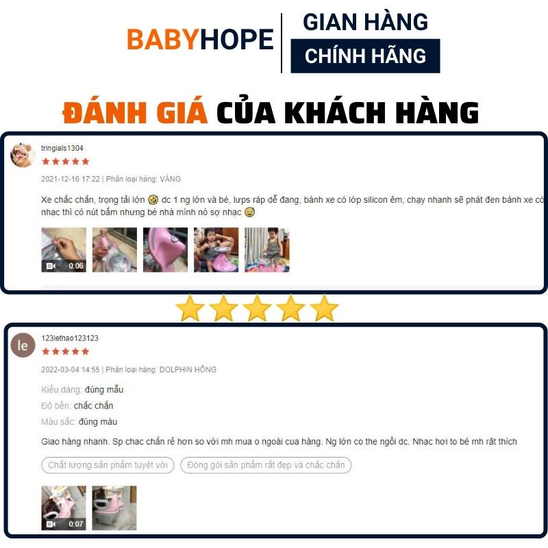 xe lắc cho bé có nhạc BABYHOPE SIÊU PHẨM Xe lắc tay chòi chân cho bé