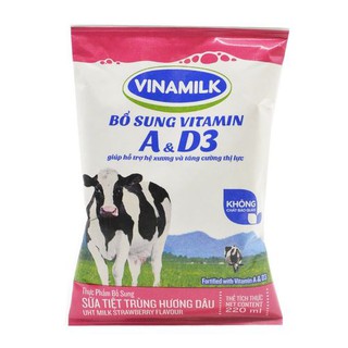 Sữa tươi tiệt trùng Vinamilk dâu 220ml