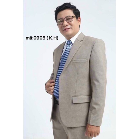 Bộ vest nam trung niên cao cấp