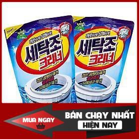 Bột Tẩy Trắng Vệ Sinh Diệt Khuẩn Lồng Máy Giặt Hàn Quốc 450g - dung dịch vệ sinh máy giặt đa năng