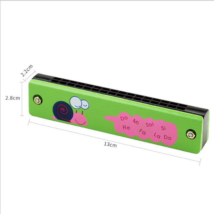 Kèn Harmonica GỖ âm nhạc 16 lỗ - Khơi dậy niềm đam mê âm nhạc cho trẻ