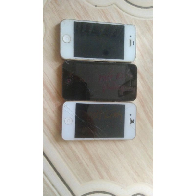 [Mã ELORDER5 giảm 10k đơn 20k] [RẺ VÔ ĐỊCH] MÀN HÌNH ZIN NỨT KÍNH, ĐỔ MỰC LẤY HOME DÂY NGUỒN IP4, 4S