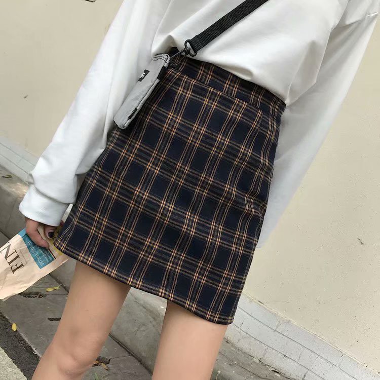 Chân váy chữ A kẻ eo cao Hàn Quốc thời trang trẻ trung CV03 | BigBuy360 - bigbuy360.vn