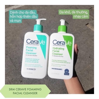 Sữa rửa mặt cerave dịu nhẹ 236ml ,473ml