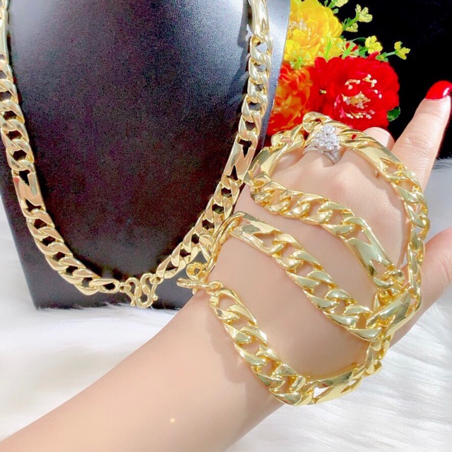 Dây chuyền đại size bự mạ vàng 18 cực cool và ngầu