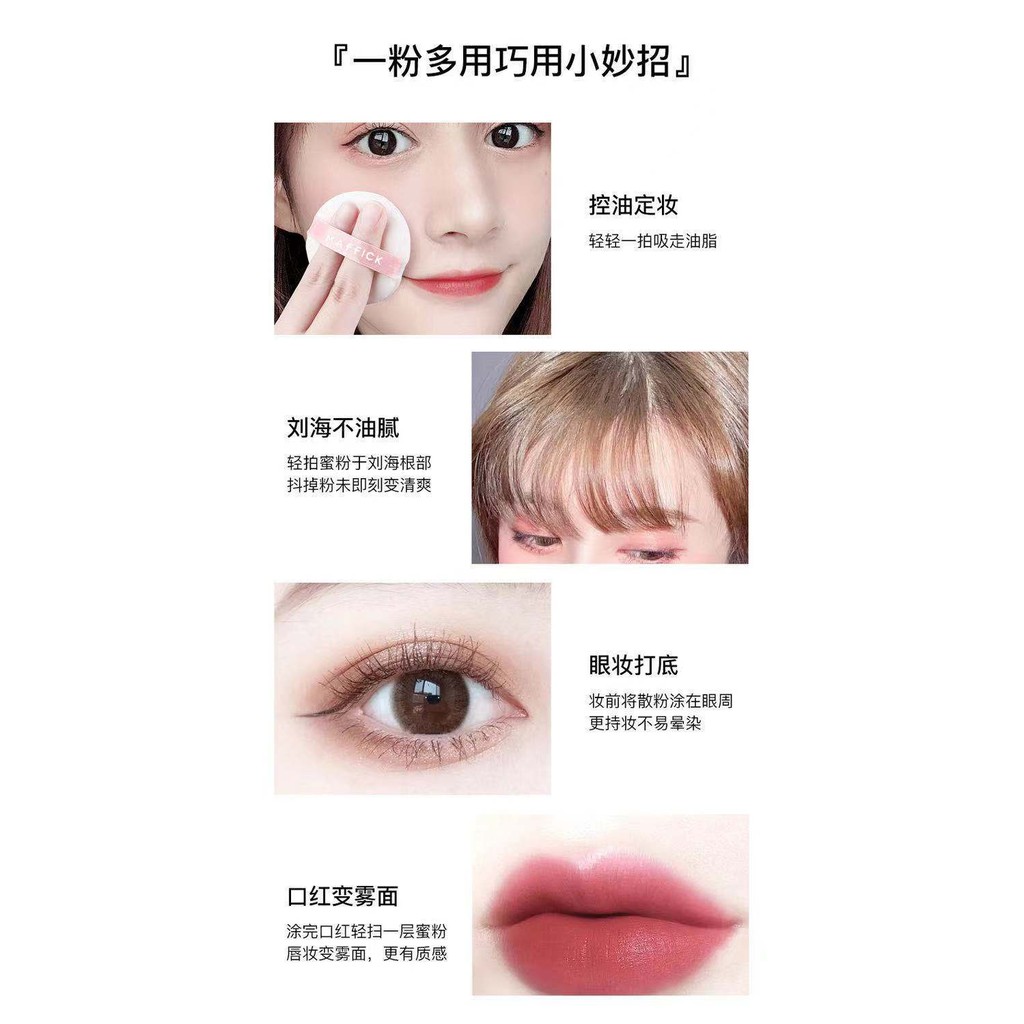 [Hàng mới về] Phấn phủ Maffick hỗ trợ kiểm soát dầu/ che phủ lỗ chân lông và khuyết điểm/ làm trắng da tiện dụng | BigBuy360 - bigbuy360.vn