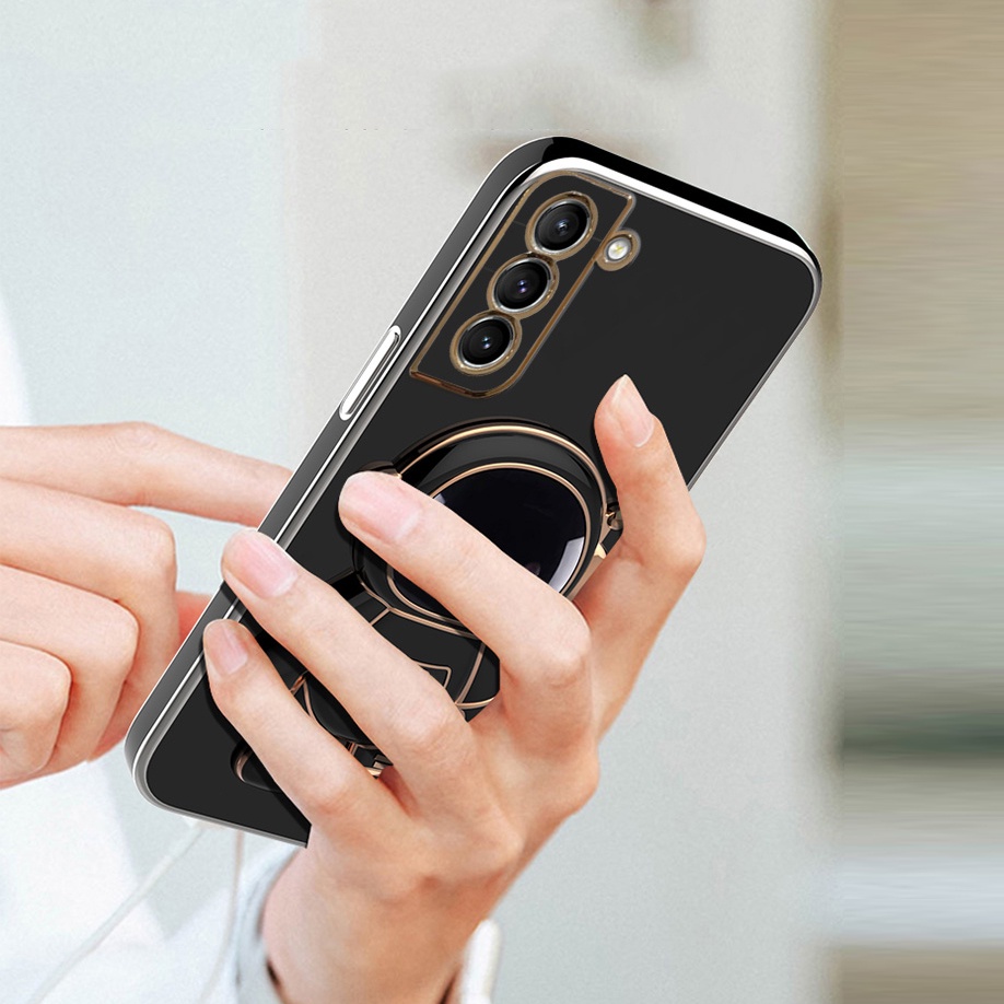 Ốp Điện Thoại Có Giá Đỡ Hình Phi Hành Gia Cho Samsung A03 A13 A12 M12 M53 A33 A53 A73 5G