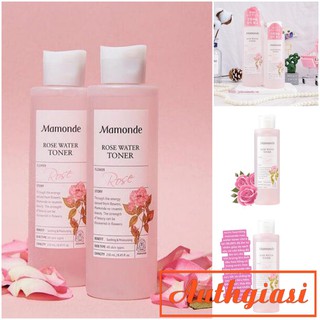 Nước hoa hồng Mamonde Rose Water Toner không cồn 150-250ml [Hit Item] [New 2018]