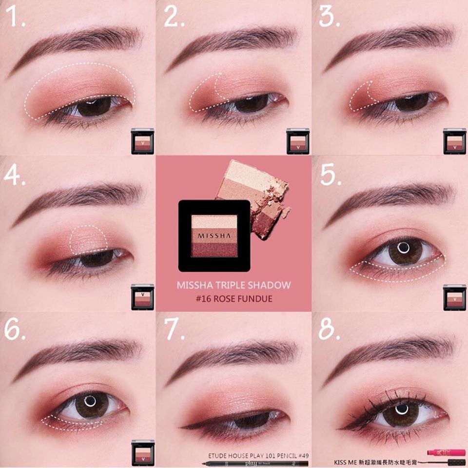 Phấn Mắt Missha 3 Màu The Style Triple Perfect Shadow