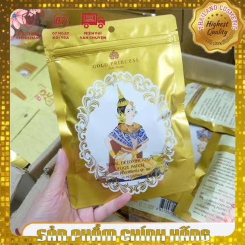 [HÀNG CHÍNH HÃNG] Dán thái độc chân Gold Princess (Bịch 10 miếng)