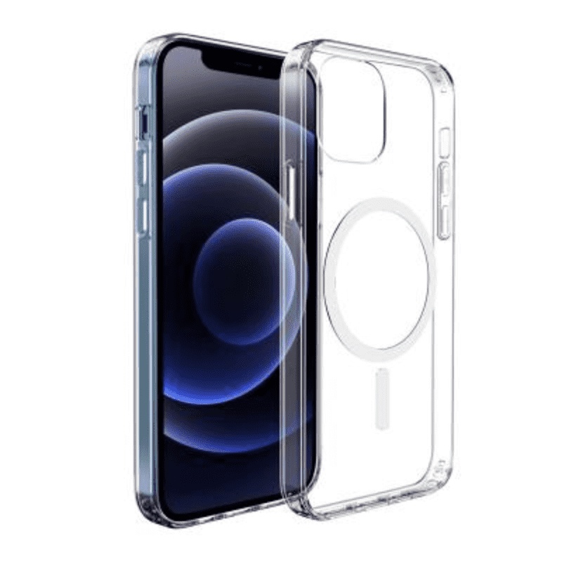 MIONE Ốp Điện Thoại Trong Suốt Từ Tính Cho ip 12 11 13 14 pro max mini xs max xr Magnetic Case