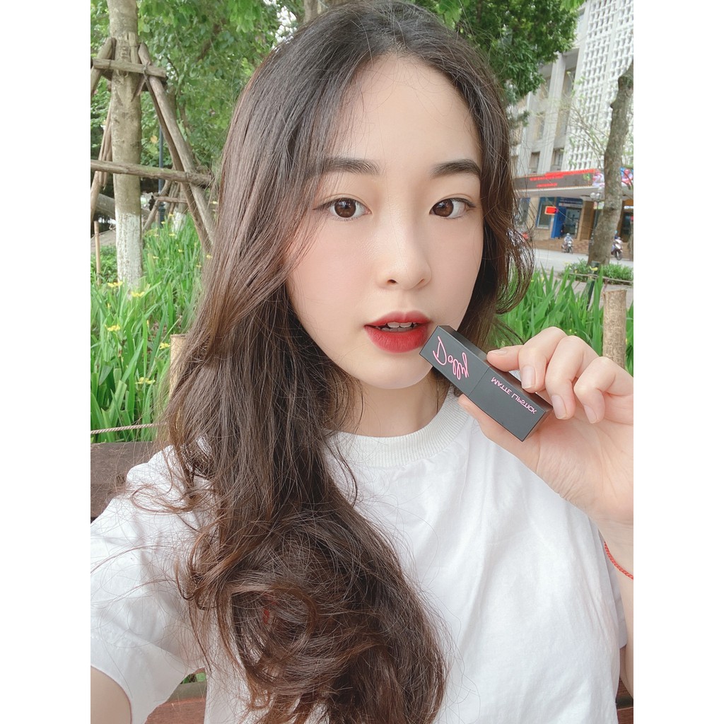 Hót! [Cam Đỏ Cháy ] Son Sáp Phủ Phấn Dolly Không Chì Màu Cam Đỏ Cháy( được chọn màu) | BigBuy360 - bigbuy360.vn