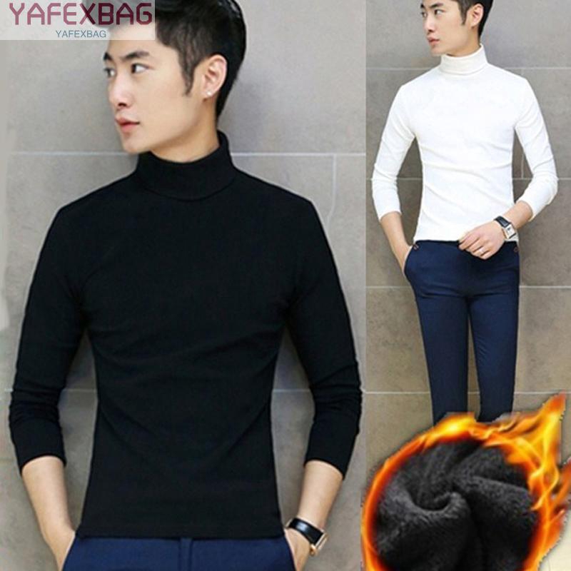 Áo sweater tay dài cổ lọ thời trang cá tính cho nam