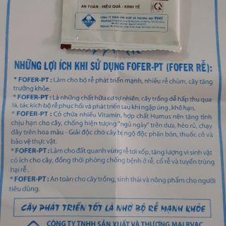 Gói phân bón lá kích ra rễ fofer rễ