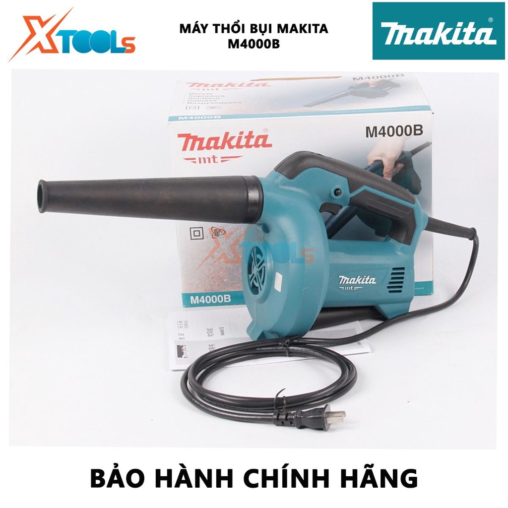 Máy thổi bụi MAKITA M4000B | Máy thổi lò Công suất: 530 W Lưu lượng khí: 1.2 - 2.9 m3/phút, dùng trong vệ sinh, làm sạch